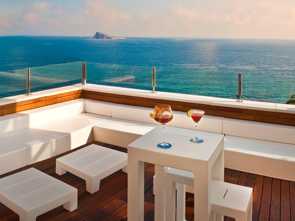 Terrasses avec vue sur la mer Hôtel Villa Venecia Boutique Benidorm Terrasses avec vue sur la mer Hôtel Villa Venecia Boutique Benidorm